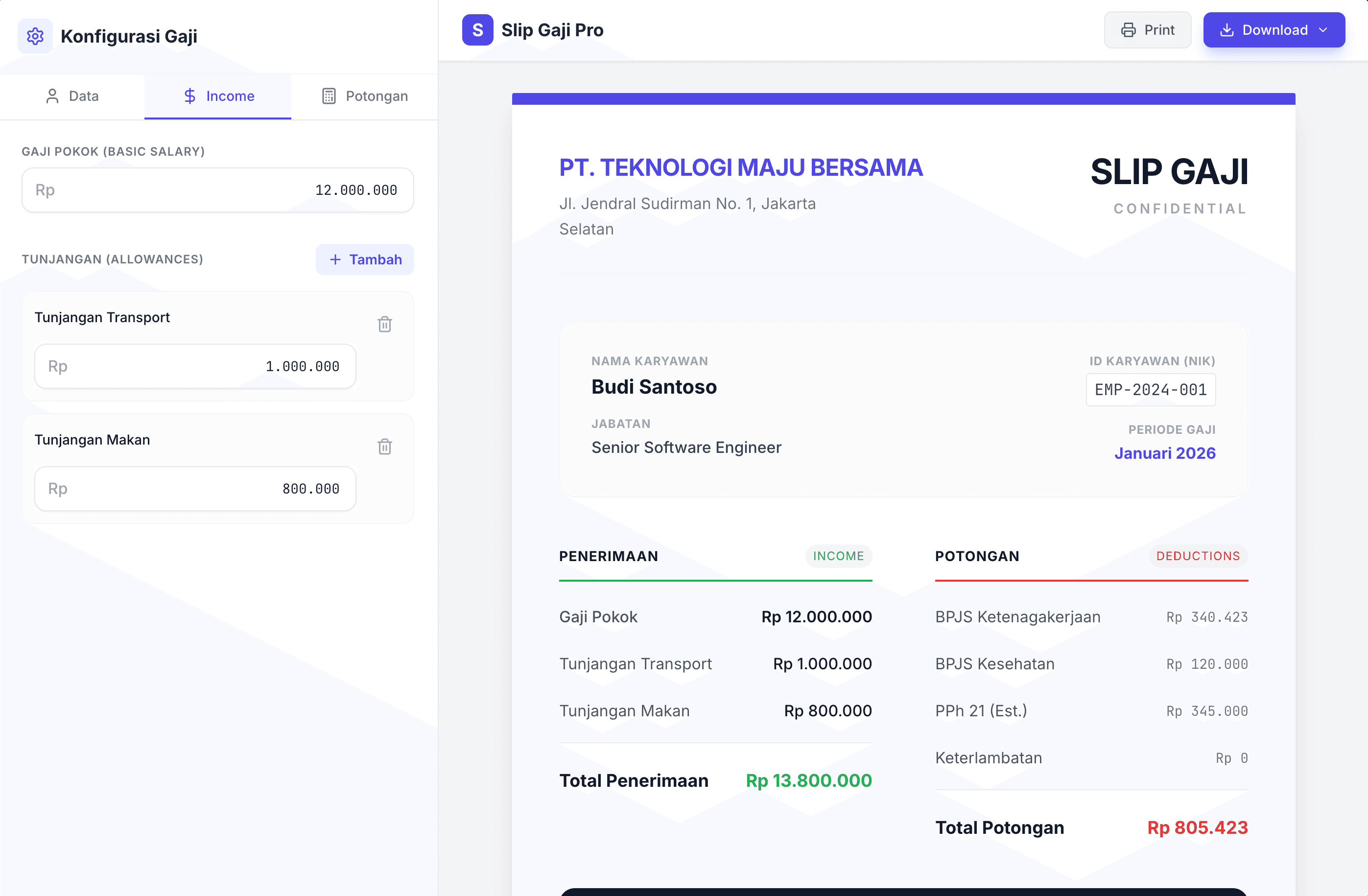 Slip Gaji Generator: Cara Membuat Slip Gaji Profesional Instan
